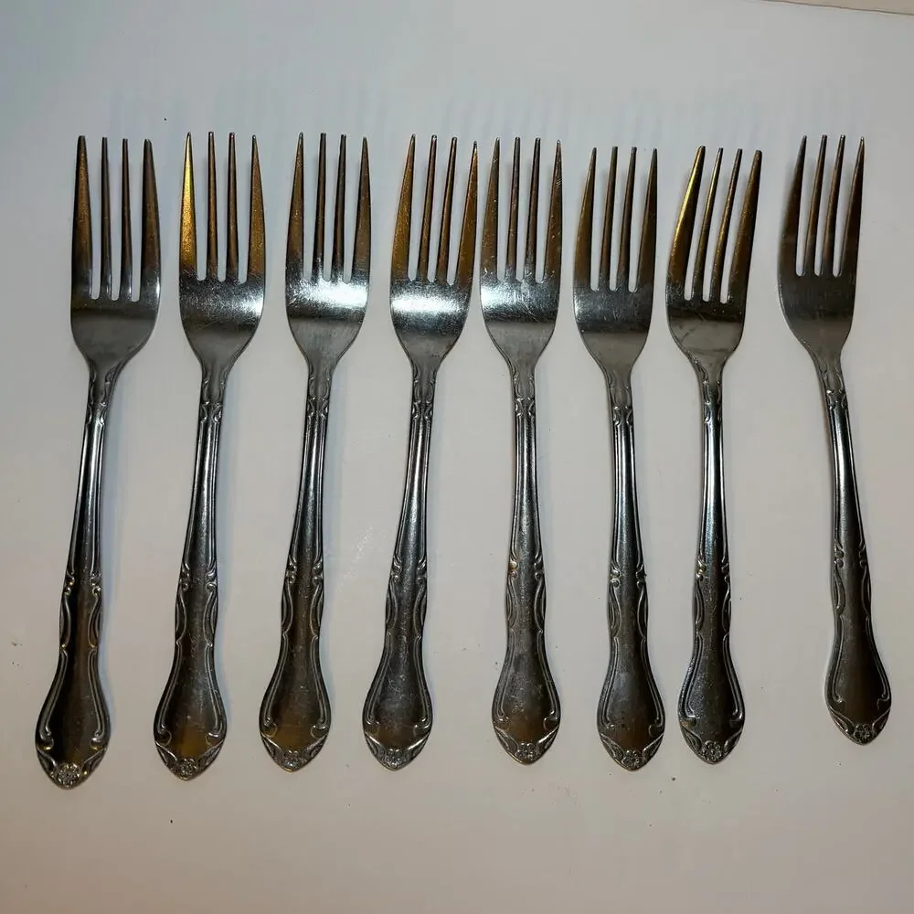 Delco Melinda Stainless Steel Set 8 Forks